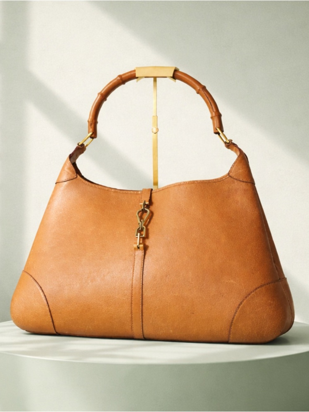 🛑DROP PRICE🛑AUTHENTIC Bamboo Jackie Shoulder Bag In Leather.